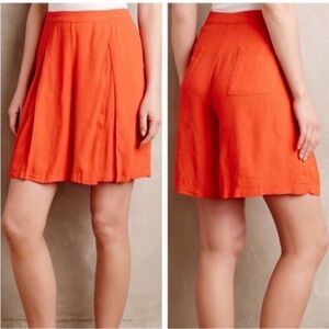Anthropologie Sunday in Brooklyn Orange Shorts Size 2